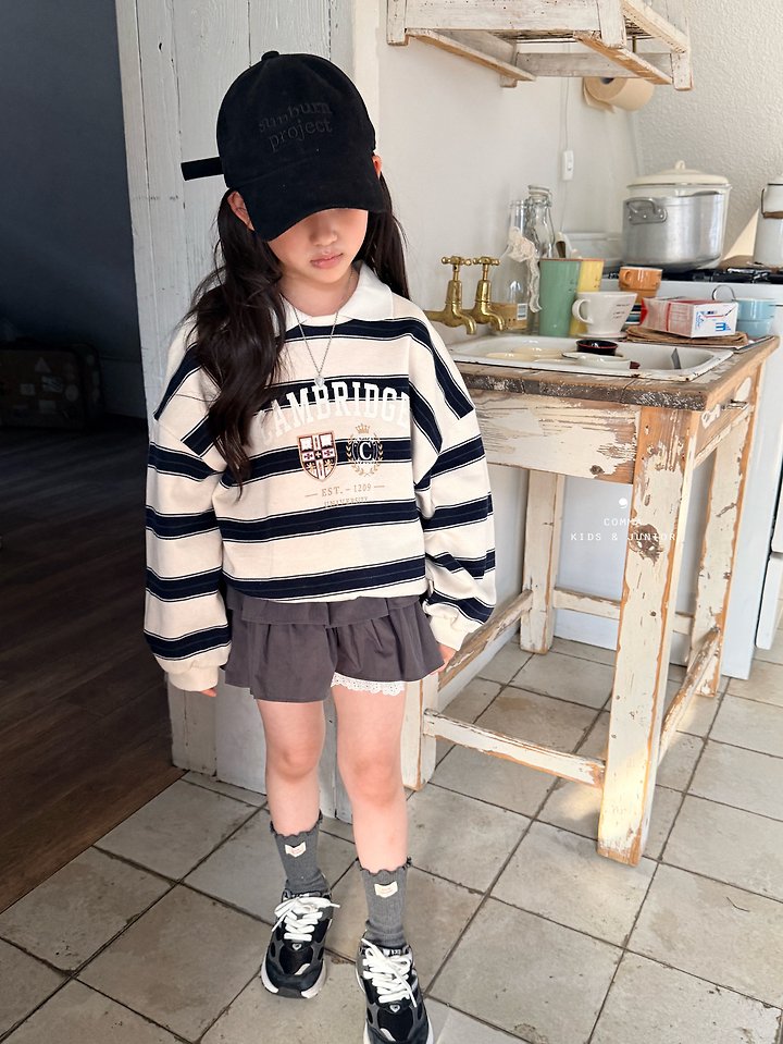 Comma - Korean Children Fashion - #toddlerclothing - Cambridge Sweatshirt - 10