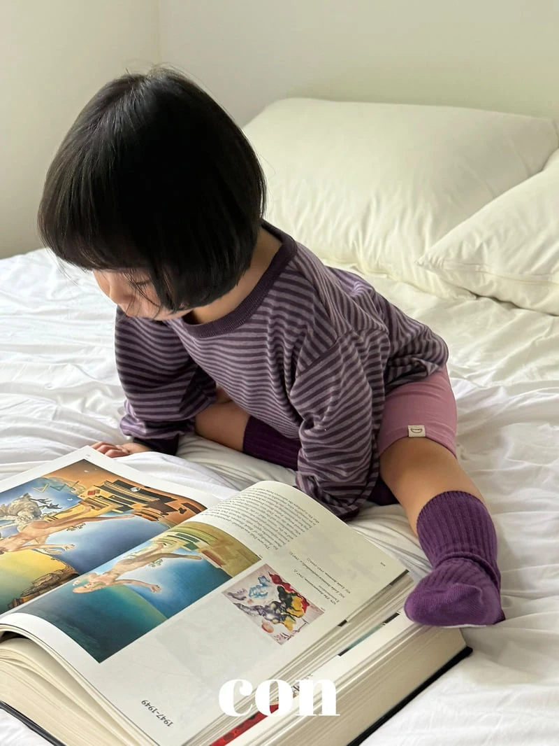 Con - Korean Baby Fashion - #babyboutique - Chicchoc Stripe Tee - 9