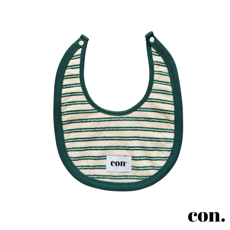 Con - Korean Baby Fashion - #babyboutique - Color Stripe Bib - 5