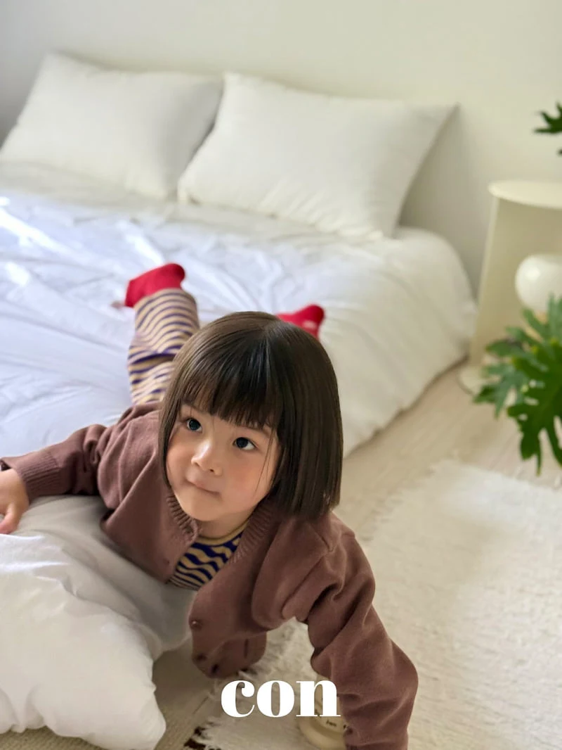 Con - Korean Baby Fashion - #babyboutique - Con Color Cardigan - 11