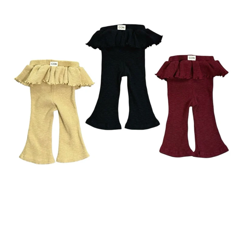 Con - Korean Baby Fashion - #babyboutiqueclothing - Con Frill Leggings