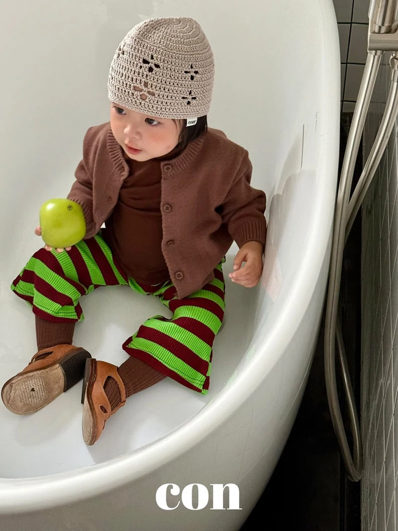Con - Korean Baby Fashion - #babyclothing - Choco Bootscut Pants - 4