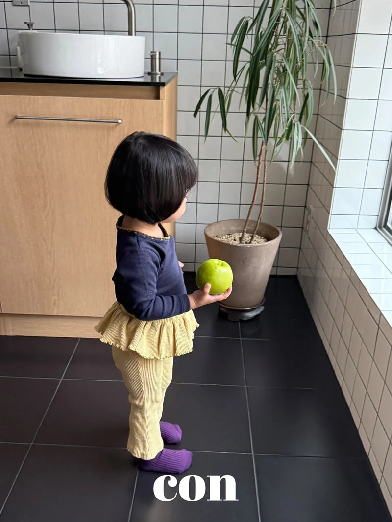 Con - Korean Baby Fashion - #babygirlfashion - Con Frill Leggings - 5