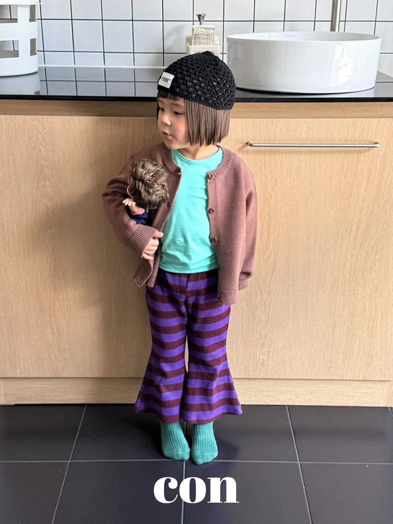 Con - Korean Baby Fashion - #babylifestyle - Choco Bootscut Pants - 7