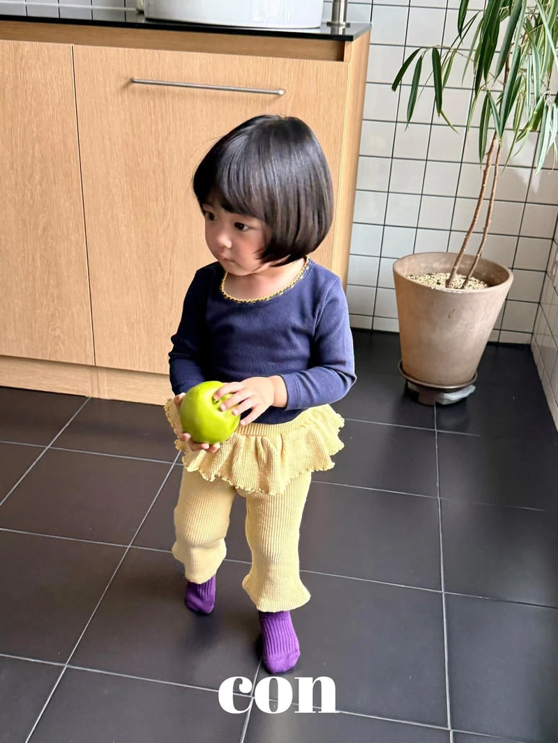 Con - Korean Baby Fashion - #babylifestyle - Con Frill Leggings - 6