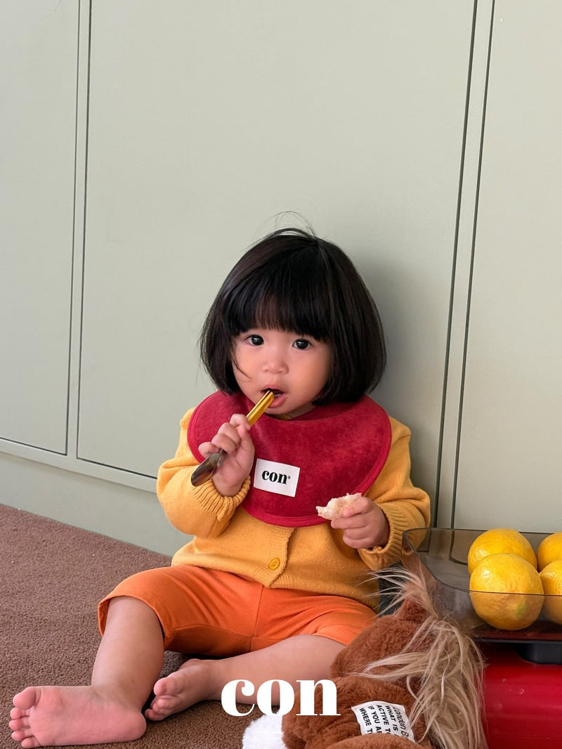 Con - Korean Baby Fashion - #babygirlfashion - Solid Bib - 4