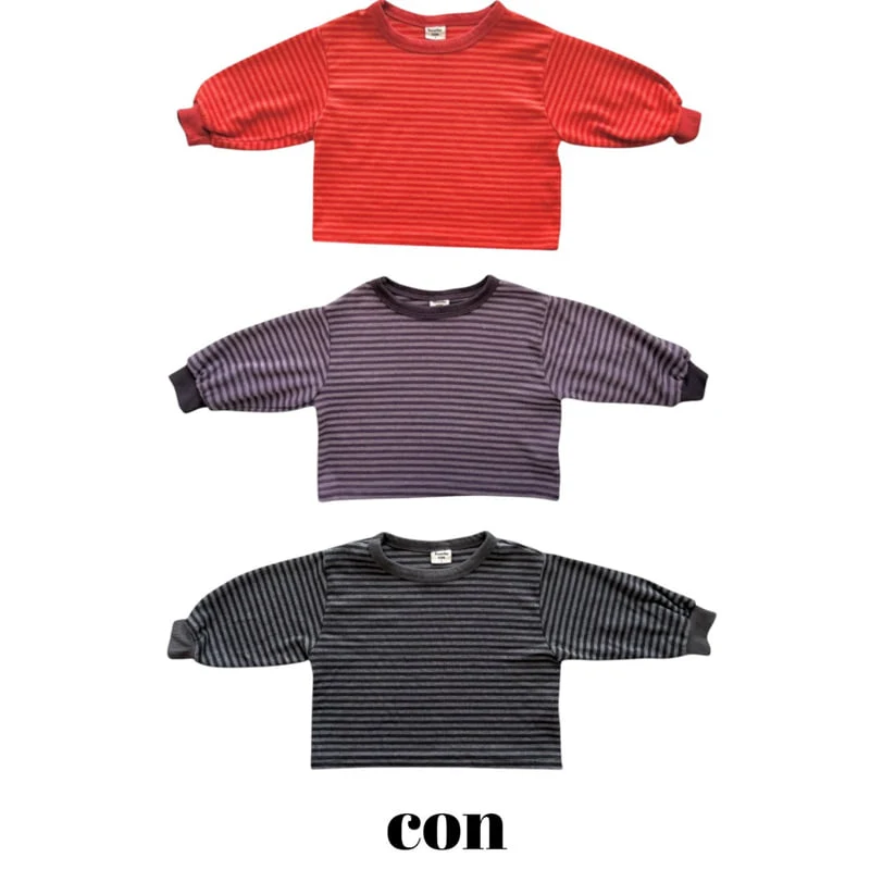 Con - Korean Baby Fashion - #babyoninstagram - Chicchoc Stripe Tee