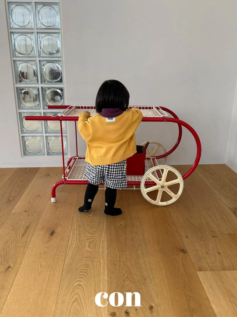Con - Korean Baby Fashion - #babyoninstagram - Bebe Check Shorts - 7