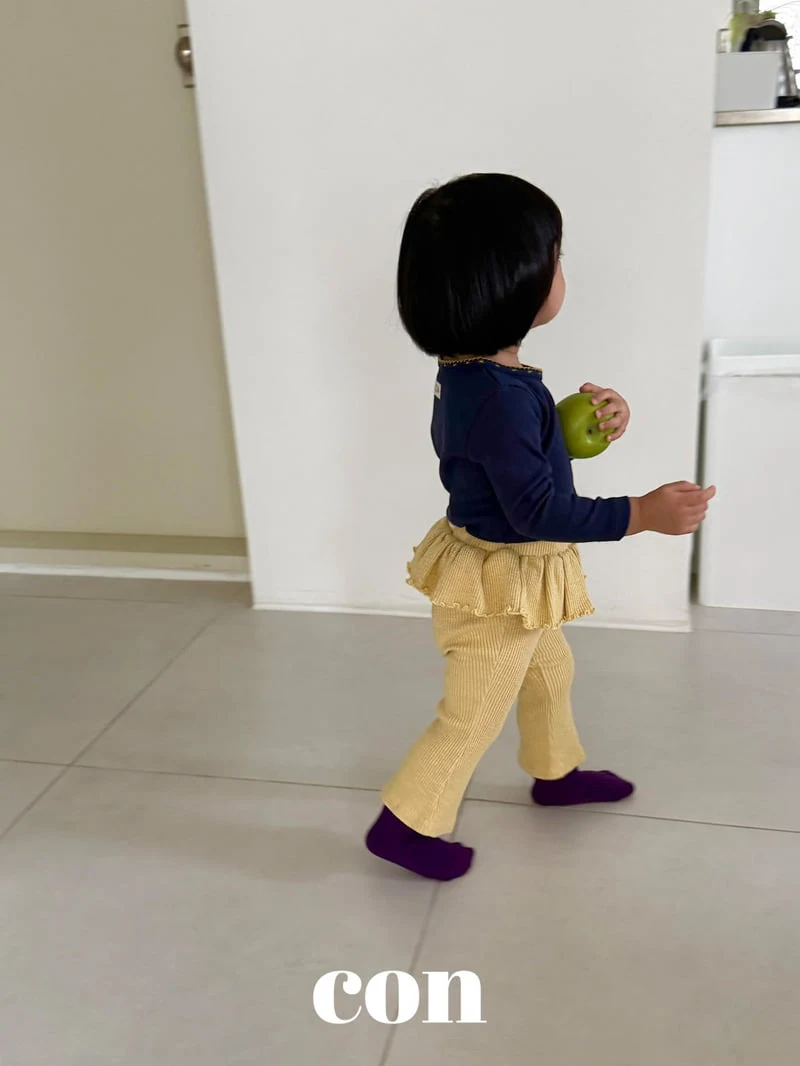 Con - Korean Baby Fashion - #babyoninstagram - Con Frill Leggings - 7
