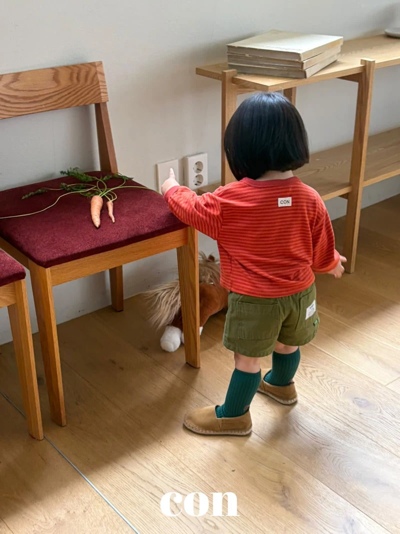 Con - Korean Baby Fashion - #babyootd - Chicchoc Stripe Tee - 2