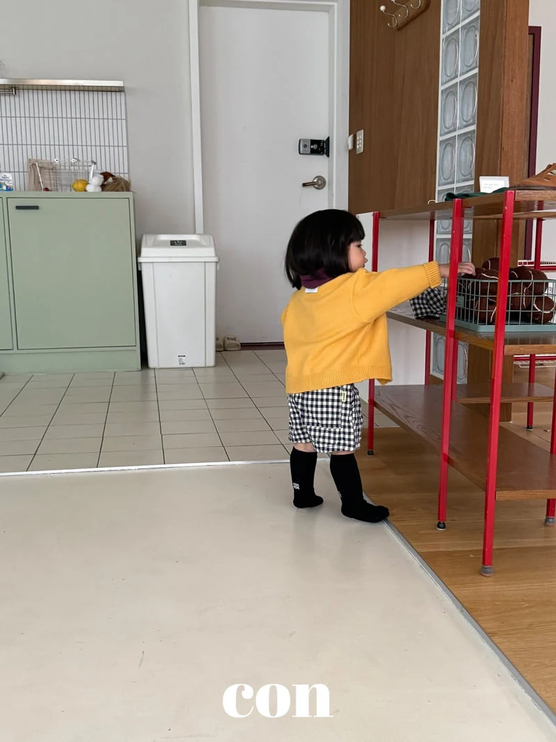 Con - Korean Baby Fashion - #babyootd - Bebe Check Shorts - 8