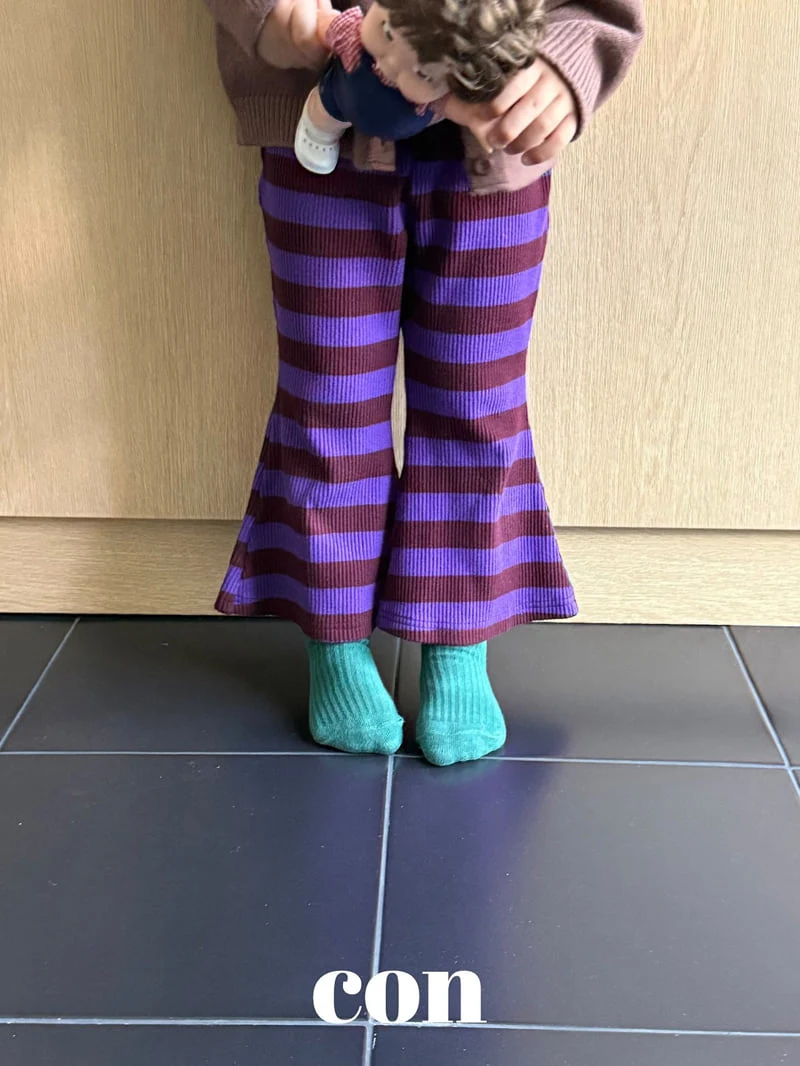 Con - Korean Baby Fashion - #babyootd - Choco Bootscut Pants - 9