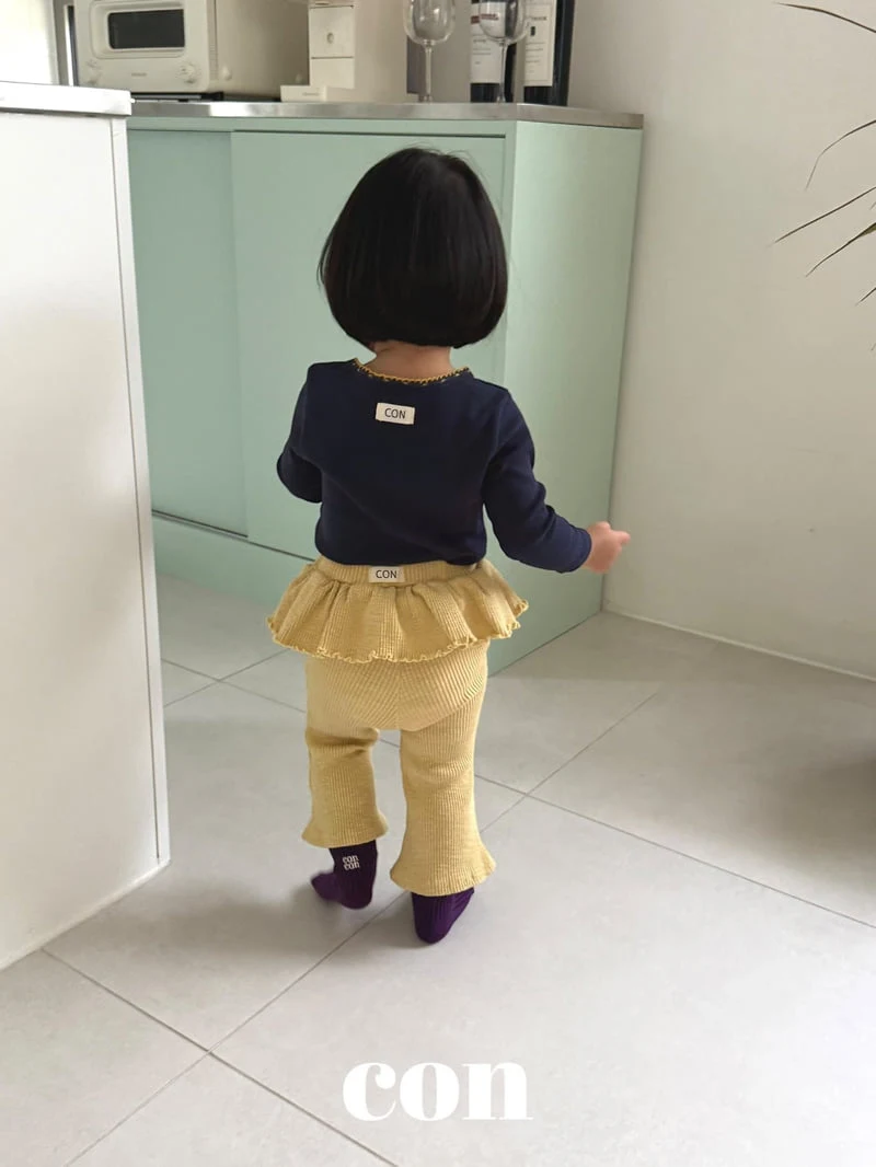 Con - Korean Baby Fashion - #babyootd - Con Frill Leggings - 8