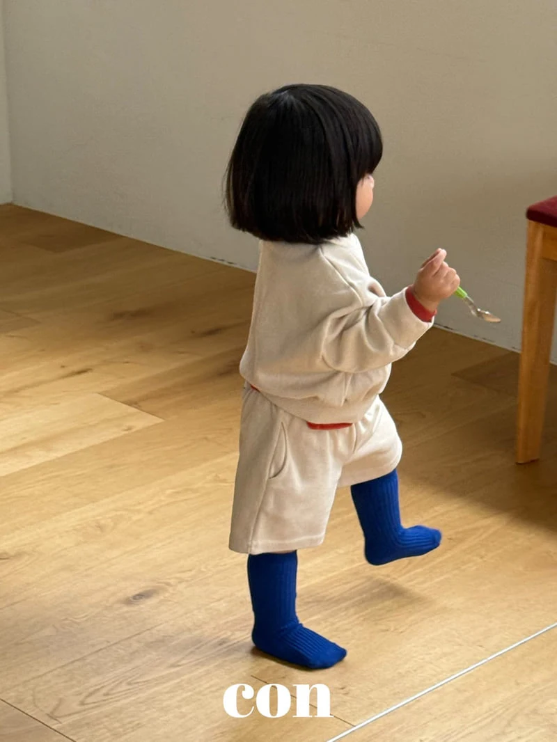 Con - Korean Baby Fashion - #babyoninstagram - Kindergarden Top Bottom Set - 4