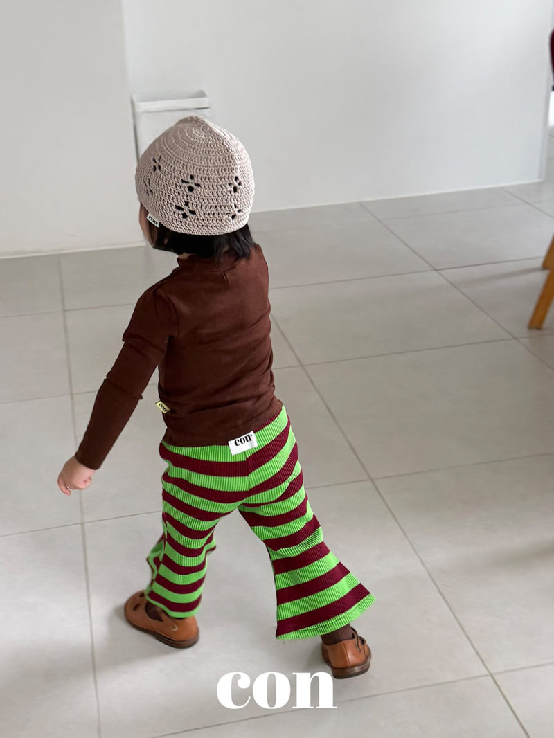 Con - Korean Baby Fashion - #babyoutfit - Perfect Half Turtleneck Tee - 12