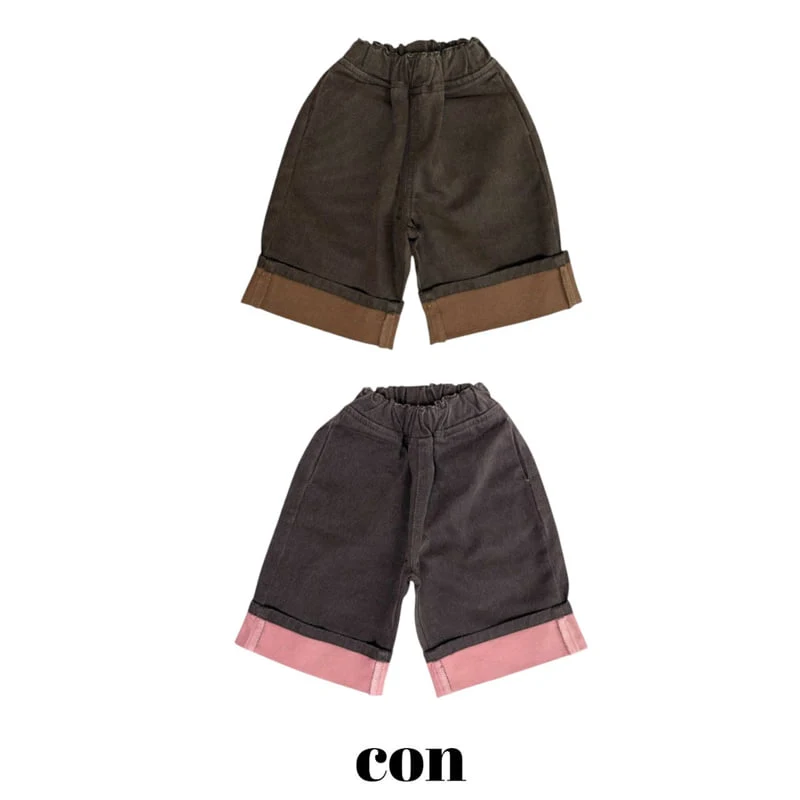 Con - Korean Baby Fashion - #babyoutfit - Tonton Pigment Roll-up Pants