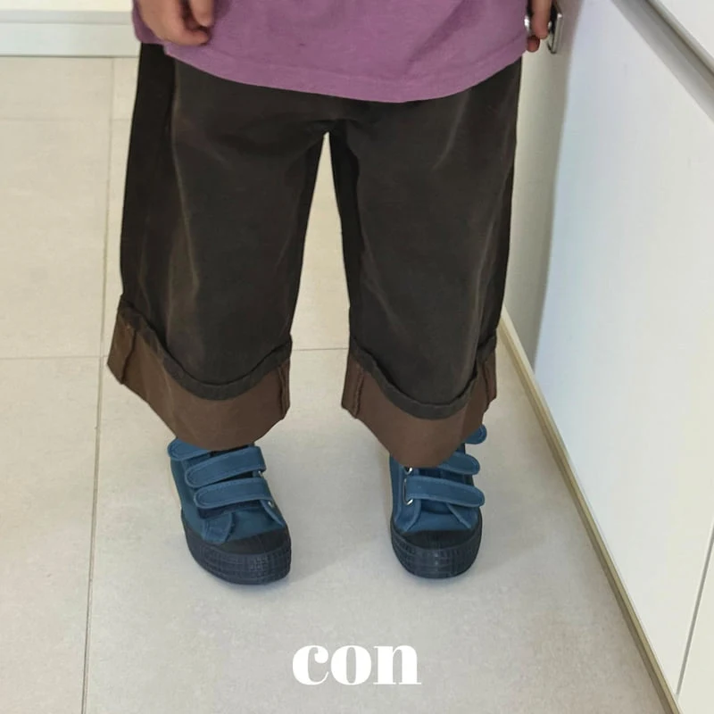 Con - Korean Baby Fashion - #babyoutfit - Tonton Pigment Roll-up Pants - 2