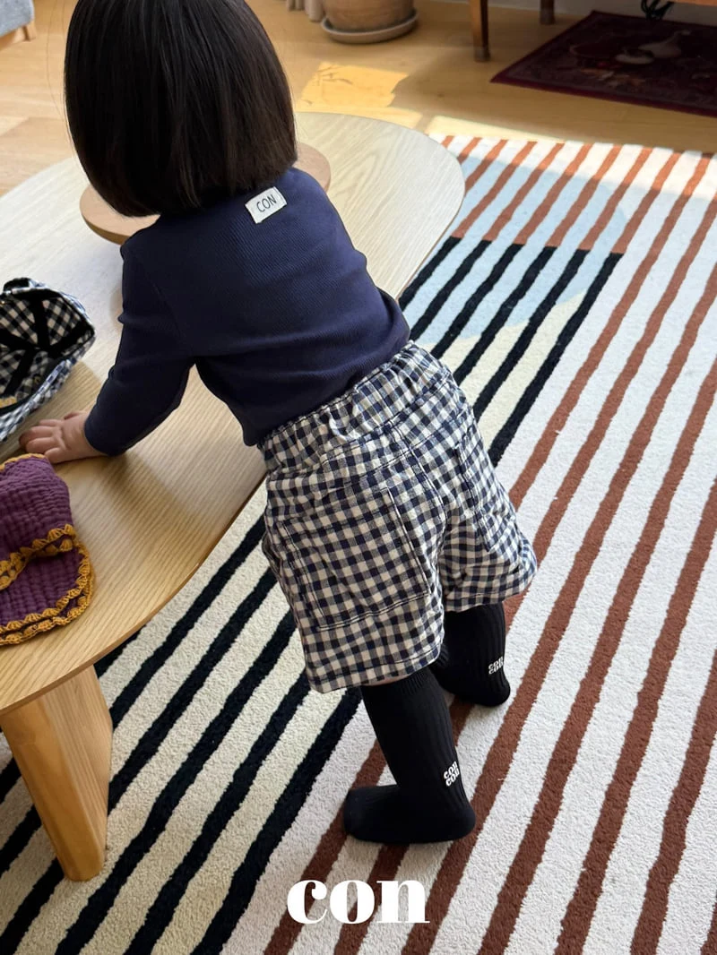 Con - Korean Baby Fashion - #babywear - Bebe Check Shorts - 11