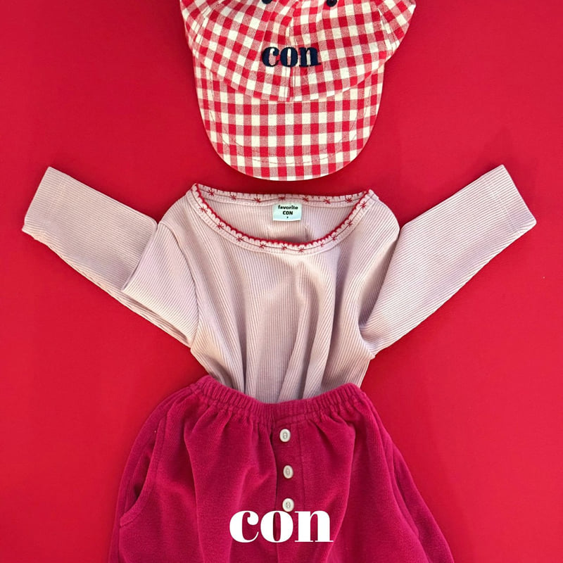Con - Korean Baby Fashion - #onlinebabyboutique - Check Cap - 7