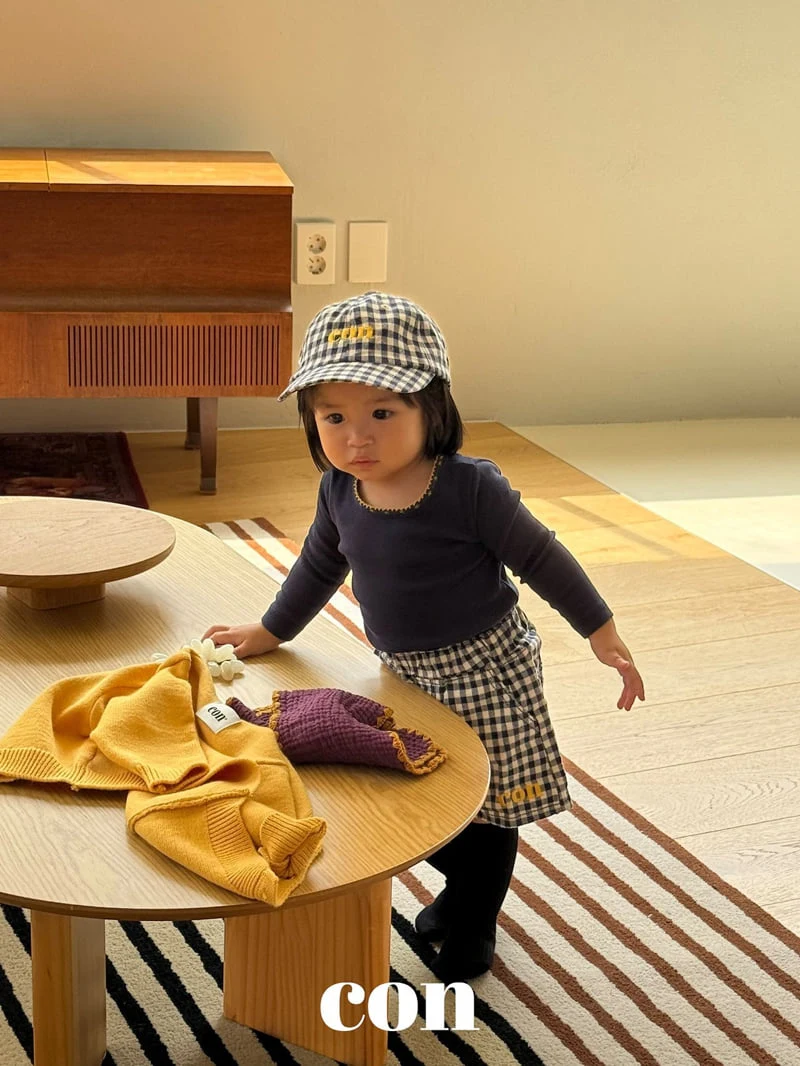 Con - Korean Baby Fashion - #onlinebabyboutique - Bebe Check Shorts - 12