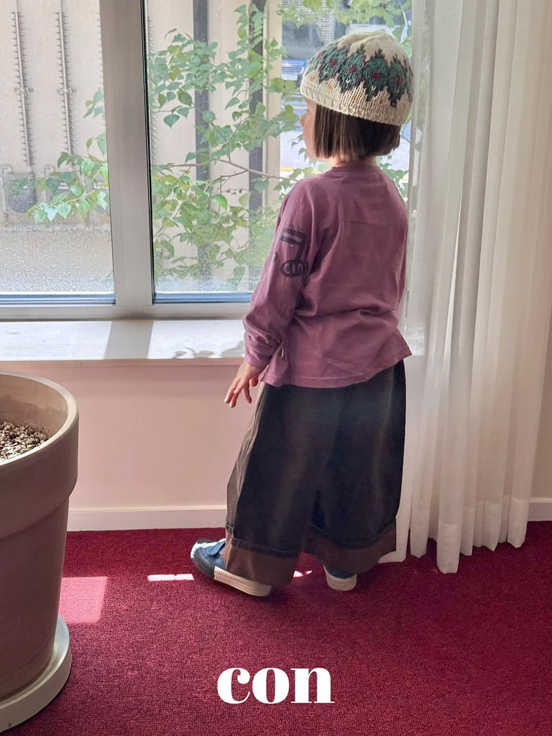Con - Korean Baby Fashion - #babywear - Tonton Pigment Roll-up Pants - 4