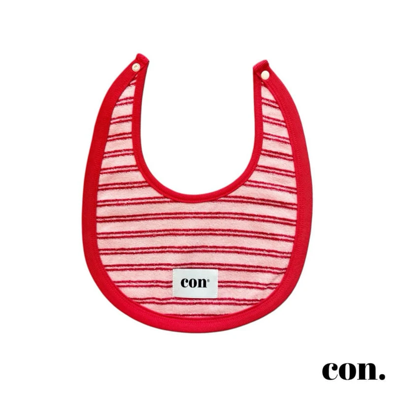 Con - Korean Baby Fashion - #onlinebabyboutique - Color Stripe Bib - 4