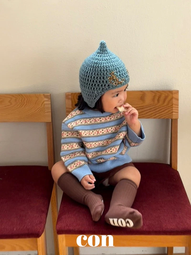 Con - Korean Baby Fashion - #onlinebabyshop - Nordic Sweater - 6