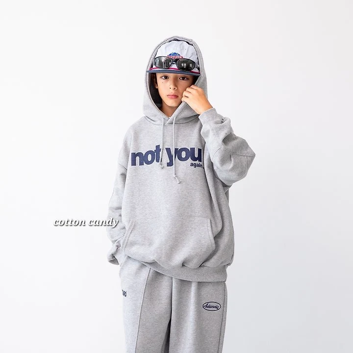 Cotton Candy - Korean Children Fashion - #discoveringself - Again Hooded Tee - 7