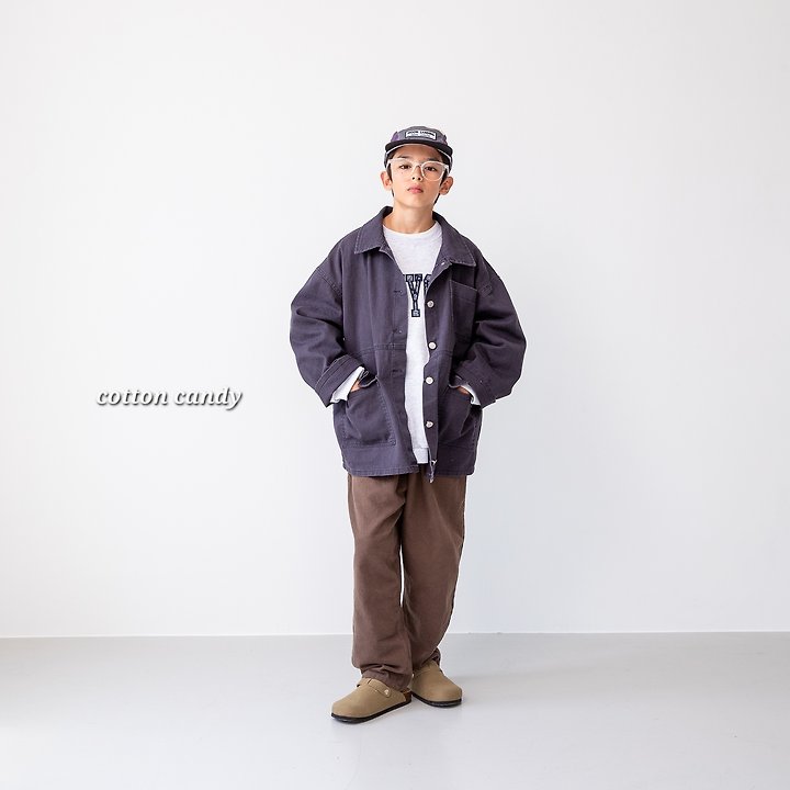 Cotton Candy - Korean Children Fashion - #kidsshorts - Work Jacket - 4