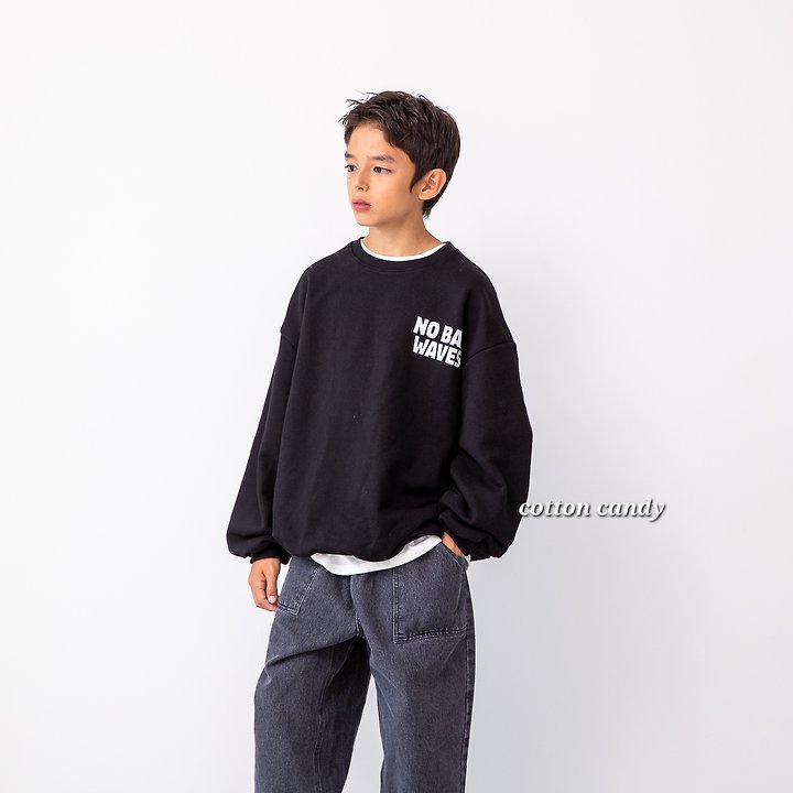 Cotton Candy - Korean Children Fashion - #kidzfashiontrend - Wave Sweatshirt - 6