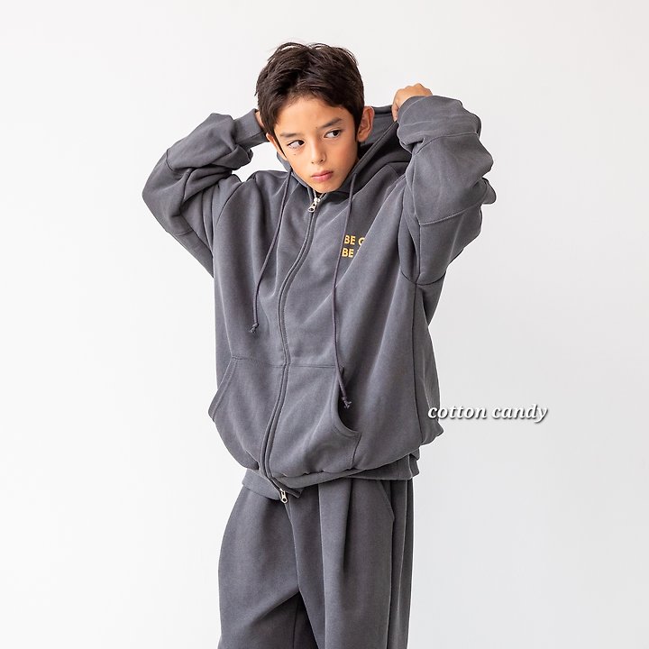 Cotton Candy - Korean Children Fashion - #stylishchildhood - Amor Hooded Zip-Up - 8