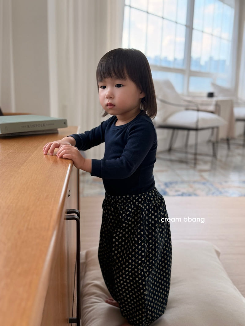Cream Bbang - Korean Baby Fashion - #babyboutique - Flower Bonbon Pants - 8