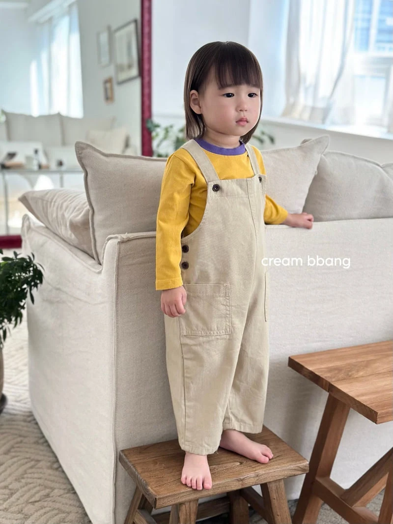 Cream Bbang - Korean Baby Fashion - #babyboutique - Button Overalls - 7
