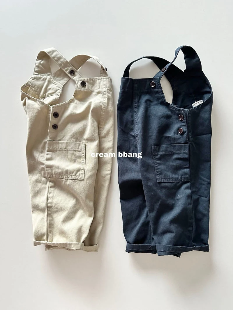 Cream Bbang - Korean Baby Fashion - #babyboutique - Button Overalls - 8
