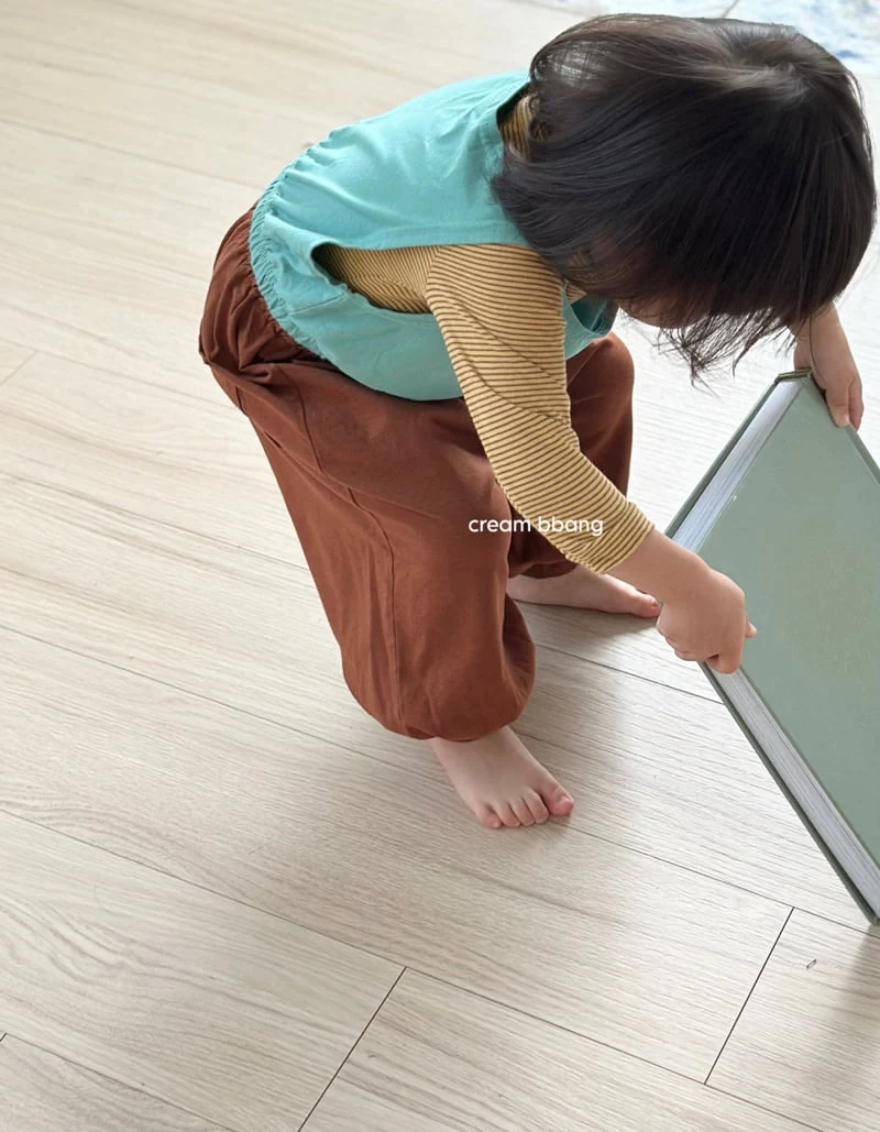 Cream Bbang - Korean Baby Fashion - #babyboutique - Simple Aladdin Pants - 3