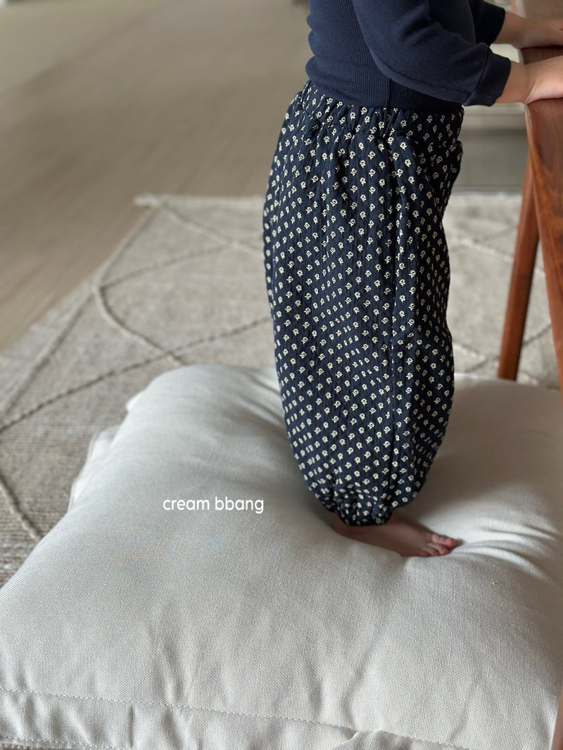 Cream Bbang - Korean Baby Fashion - #babyboutiqueclothing - Flower Bonbon Pants - 10