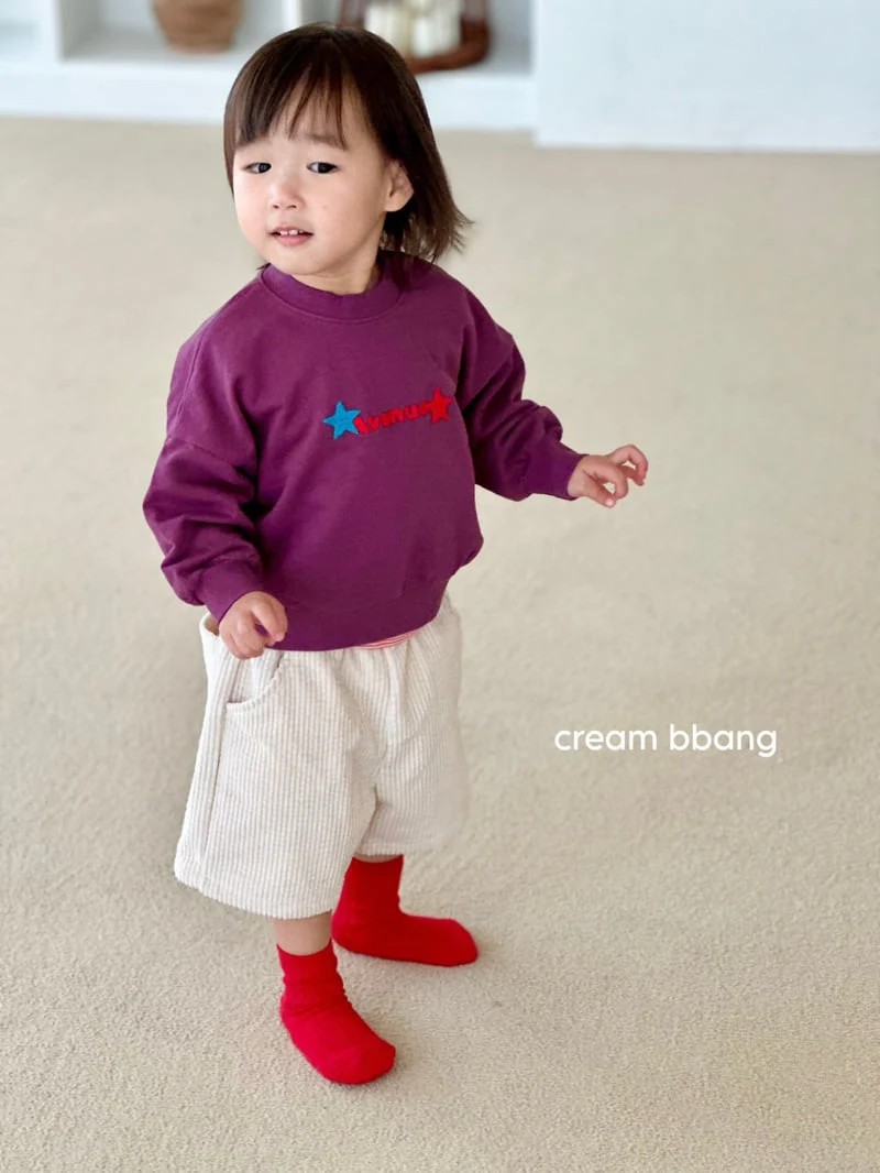 Cream Bbang - Korean Baby Fashion - #babyboutiqueclothing - Matcha Corduroy Half Pants - 7