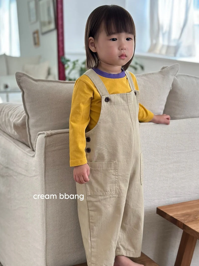 Cream Bbang - Korean Baby Fashion - #babyclothing - Button Overalls - 10