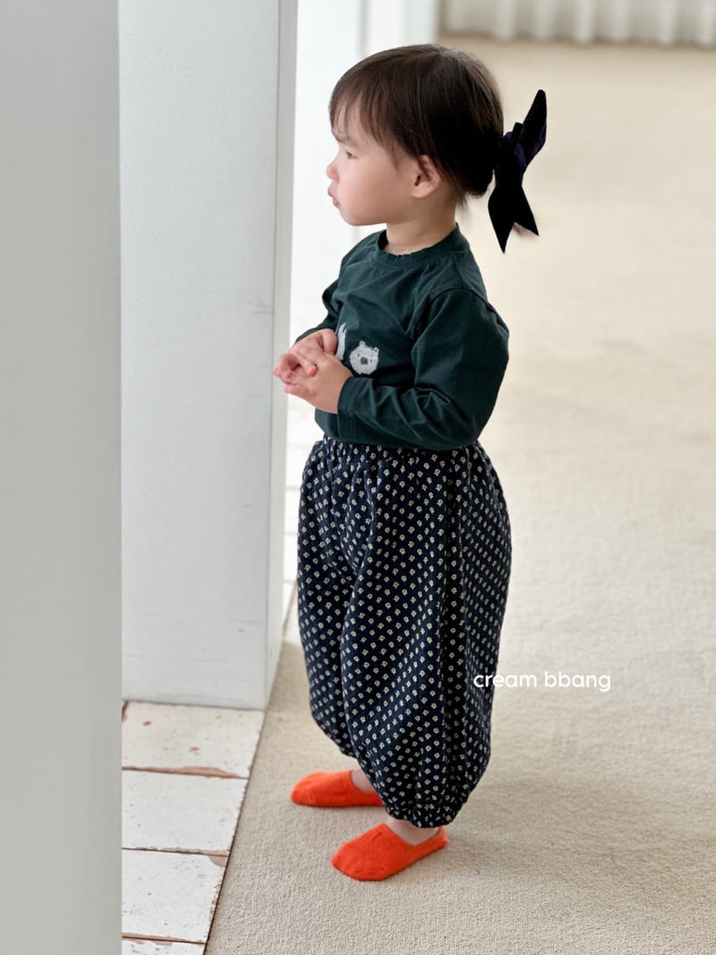 Cream Bbang - Korean Baby Fashion - #babyfashion - Flower Bonbon Pants - 12