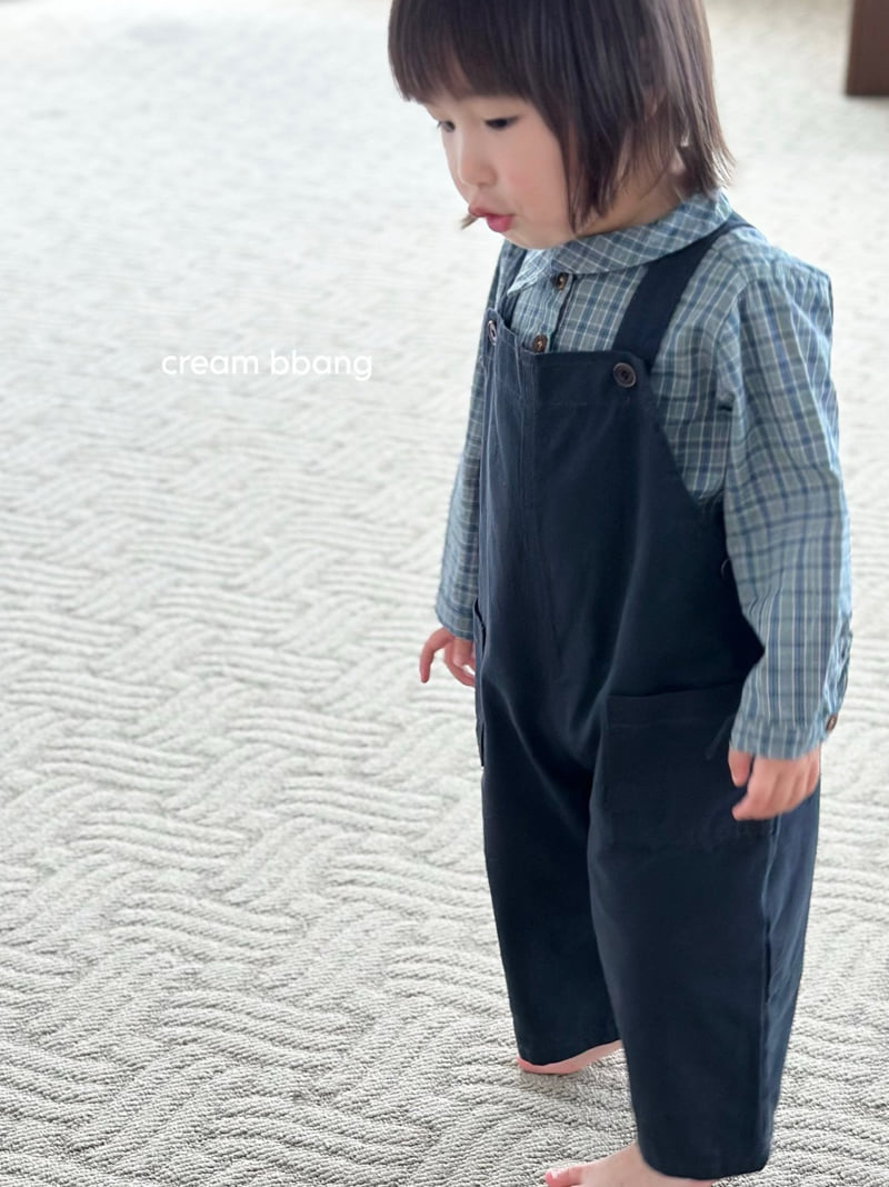 Cream Bbang - Korean Baby Fashion - #babyfever - Button Overalls - 12