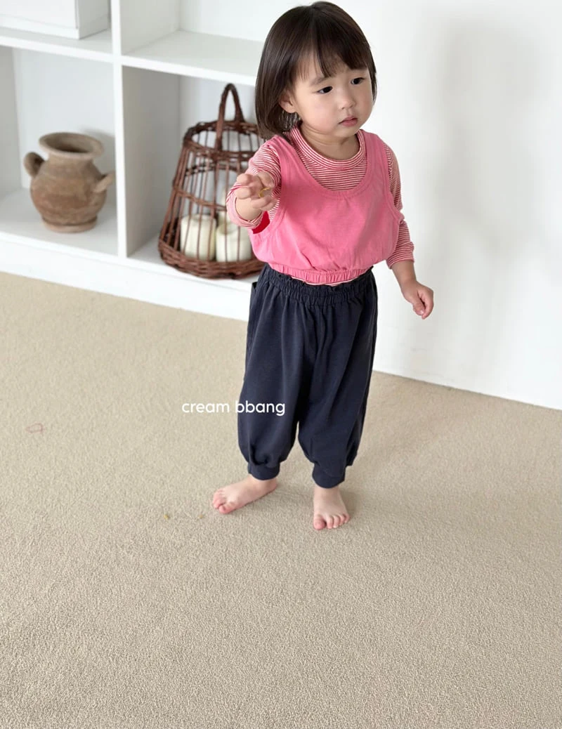 Cream Bbang - Korean Baby Fashion - #babygirlfashion - Simple Aladdin Pants - 8