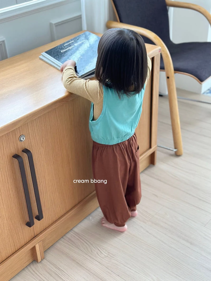 Cream Bbang - Korean Baby Fashion - #babylifestyle - Simple Aladdin Pants - 9