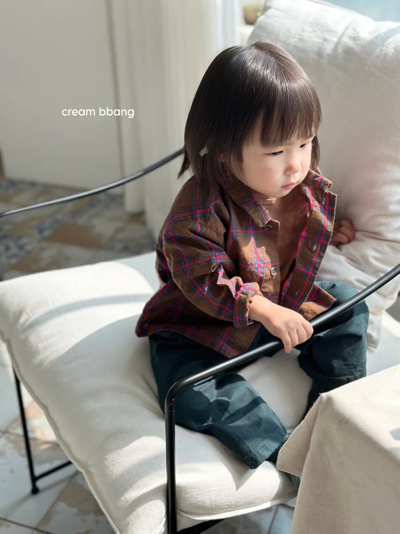 Cream Bbang - Korean Baby Fashion - #babyootd - Bridge Baggy Pants - 5