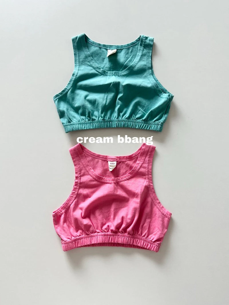 Cream Bbang - Korean Baby Fashion - #babyoninstagram - Spandex Vest - 4
