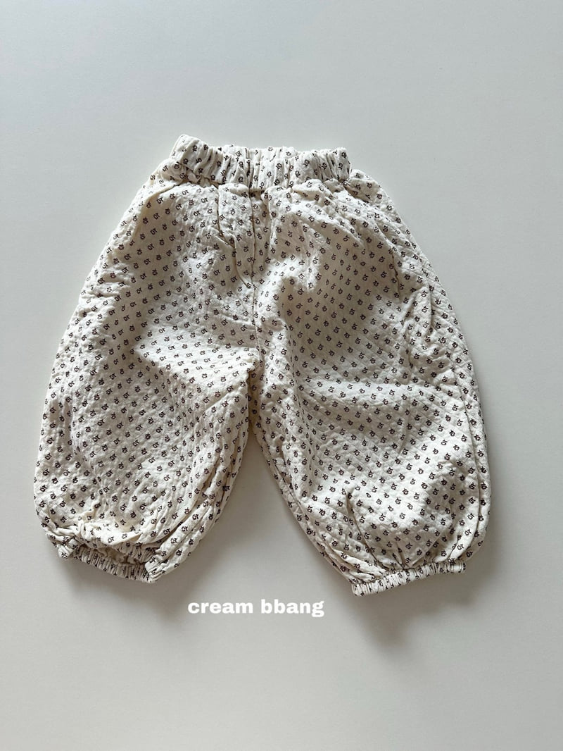 Cream Bbang - Korean Baby Fashion - #babyoutfit - Flower Bonbon Pants - 3