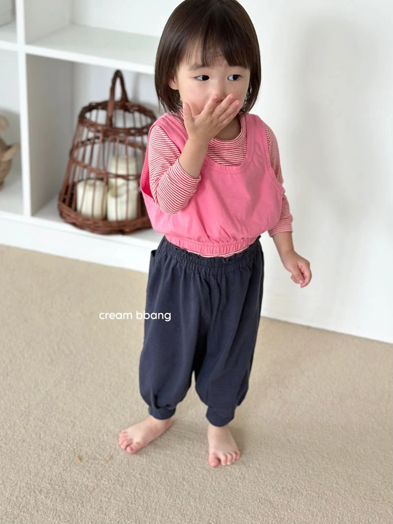 Cream Bbang - Korean Baby Fashion - #babyoutfit - Simple Aladdin Pants - 12