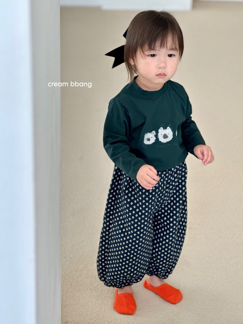 Cream Bbang - Korean Baby Fashion - #babywear - Flower Bonbon Pants - 5