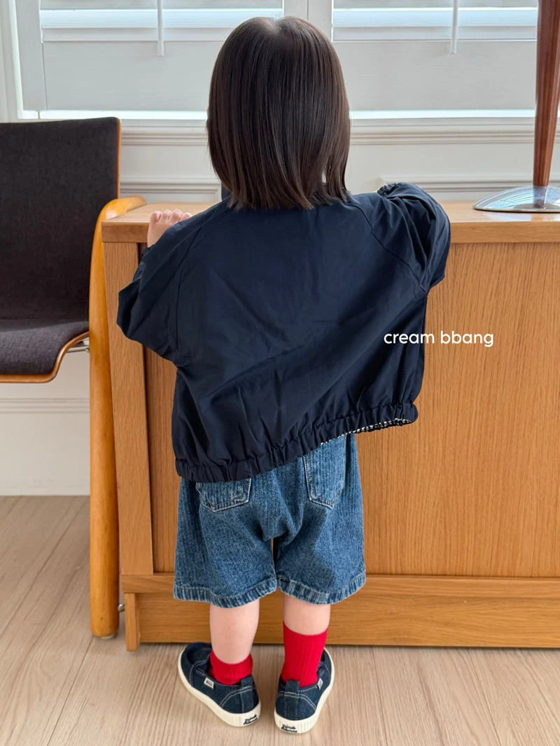 Cream Bbang - Korean Baby Fashion - #onlinebabyboutique - Bebe Denim Baggy - 3