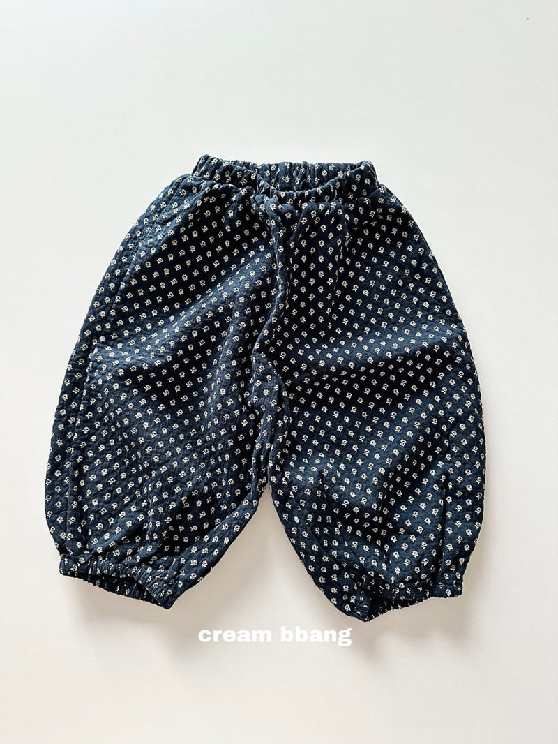 Cream Bbang - Korean Baby Fashion - #onlinebabyshop - Flower Bonbon Pants - 7
