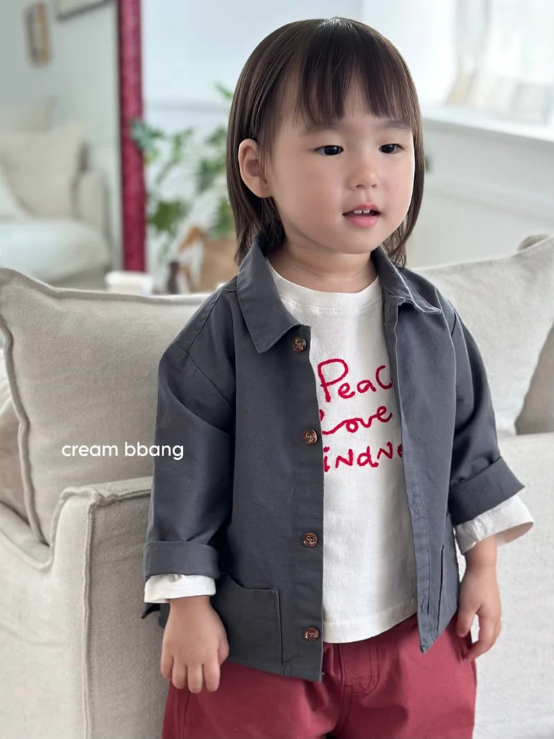 Cream Bbang - Korean Children Fashion - #Kfashion4kids - Simple Cotton Jacket - 6